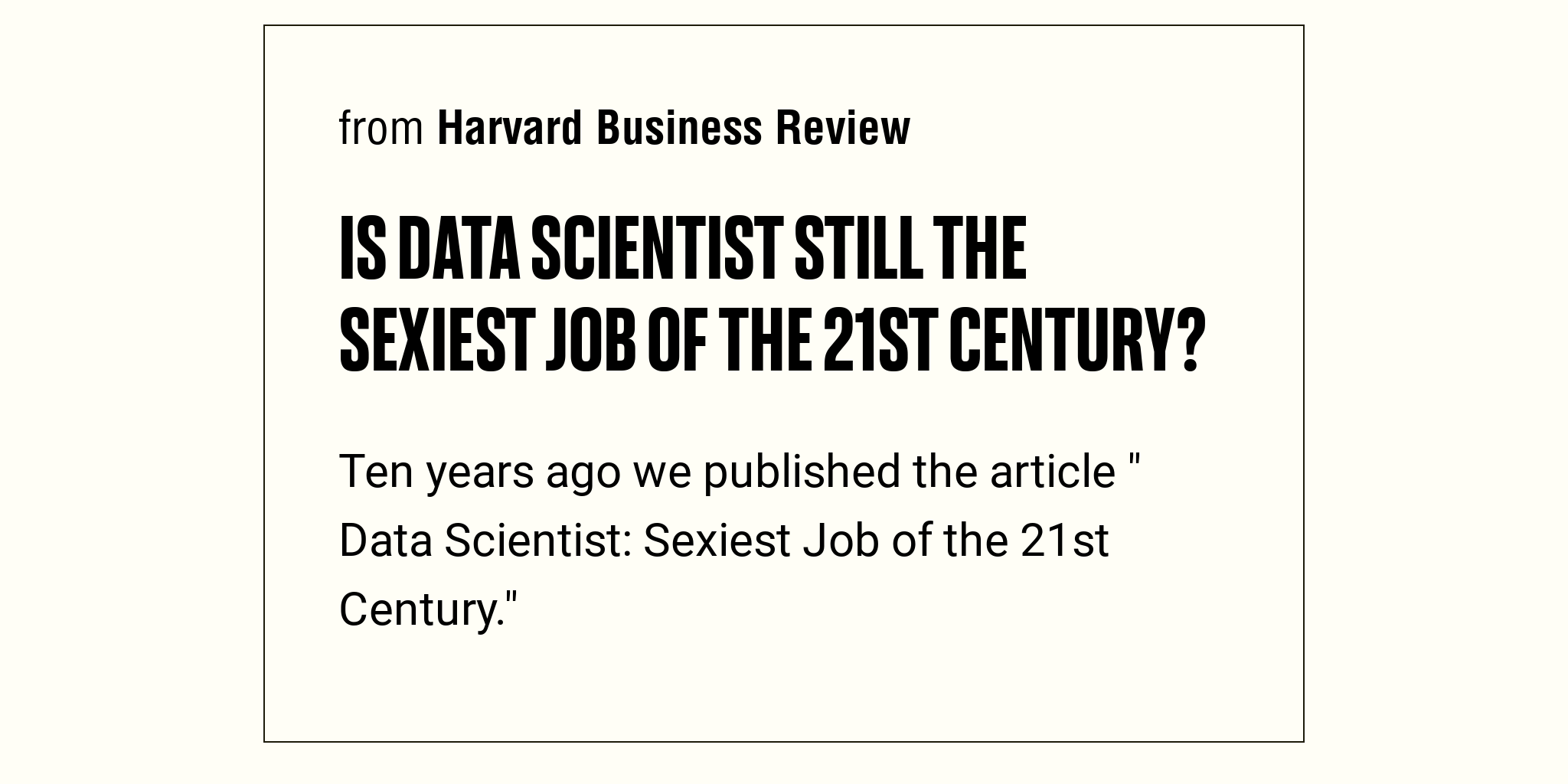 Is Data Scientist Still The Sexiest Job Of The 21st Century Briefly 7130