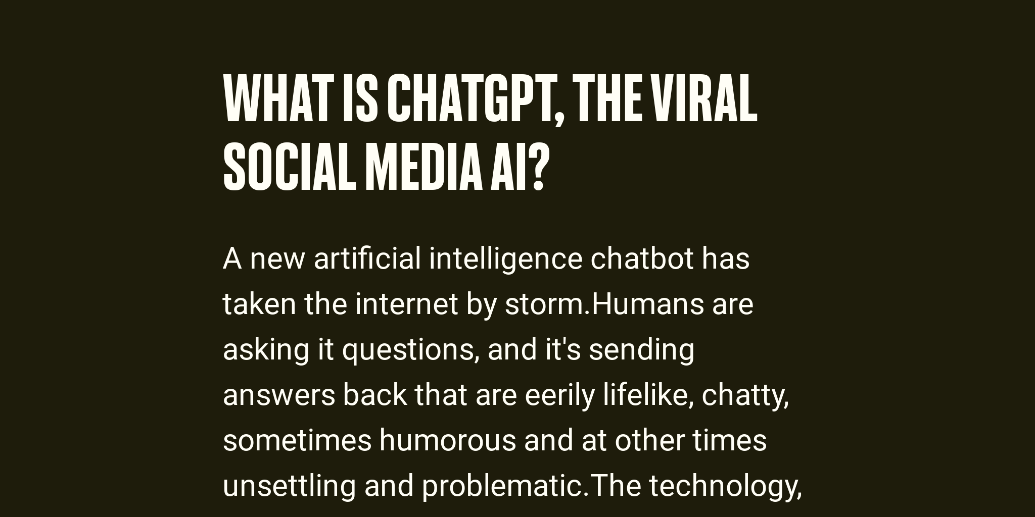 What Is Chatgpt The Viral Social Media Ai Briefly 3969