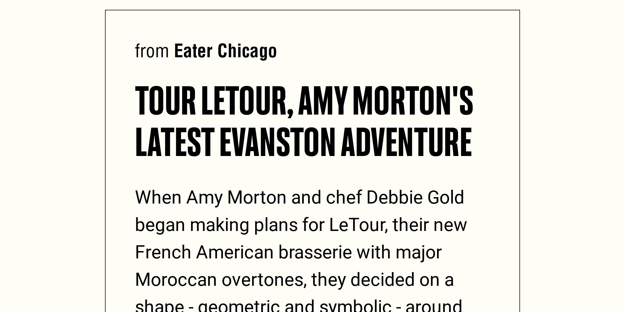 amy morton le tour