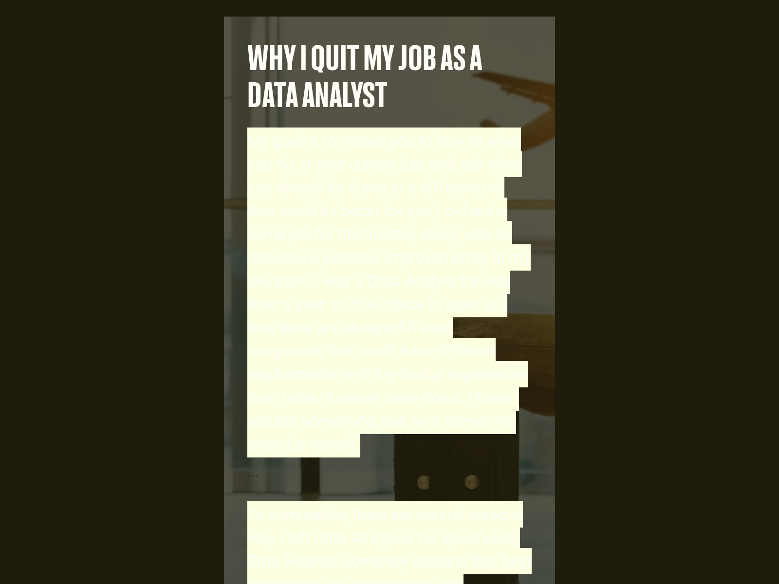 why-i-quit-my-job-as-a-data-analyst-data-science-briefly