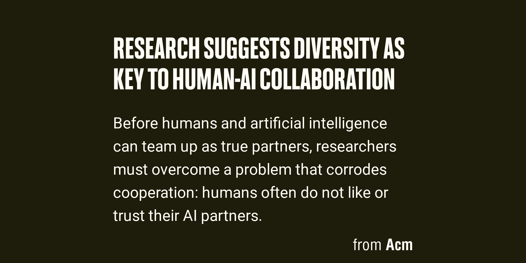 research on diversity suggests that