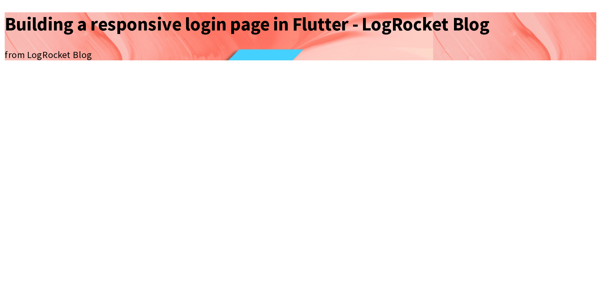 Logrocket Flutter | How to persist data in Flutter using SQLite – MBTN