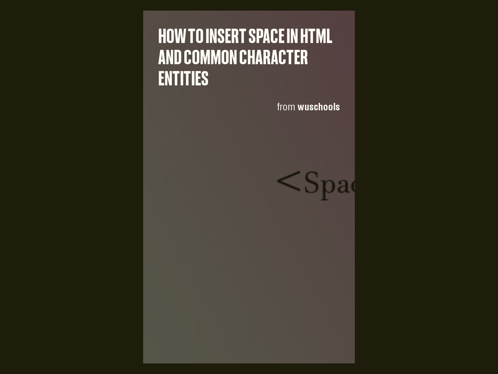 how-to-insert-space-in-html-and-common-character-entities-javascript