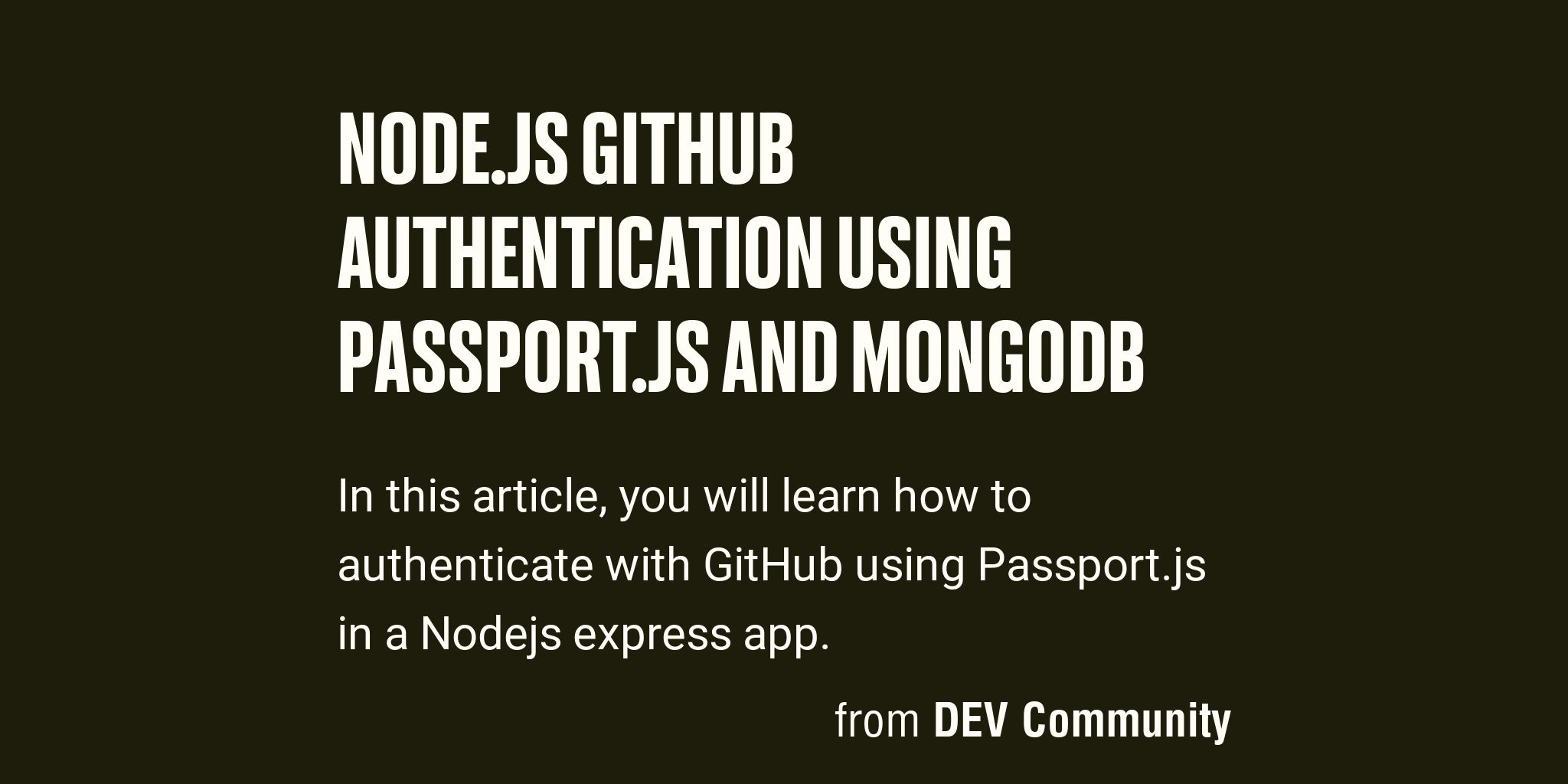 node-js-github-authentication-using-passport-js-and-mongodb-briefly