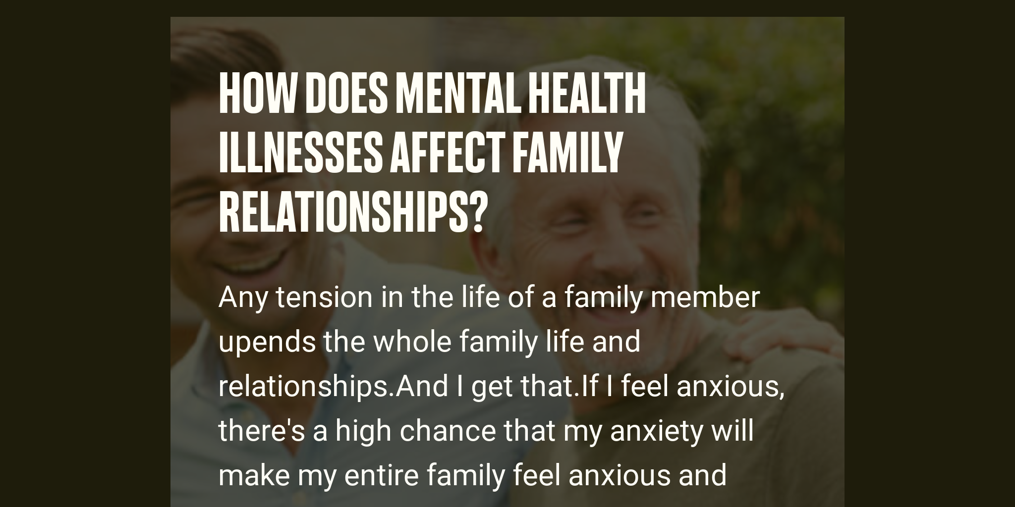 how-does-mental-health-illnesses-affect-family-relationships-briefly