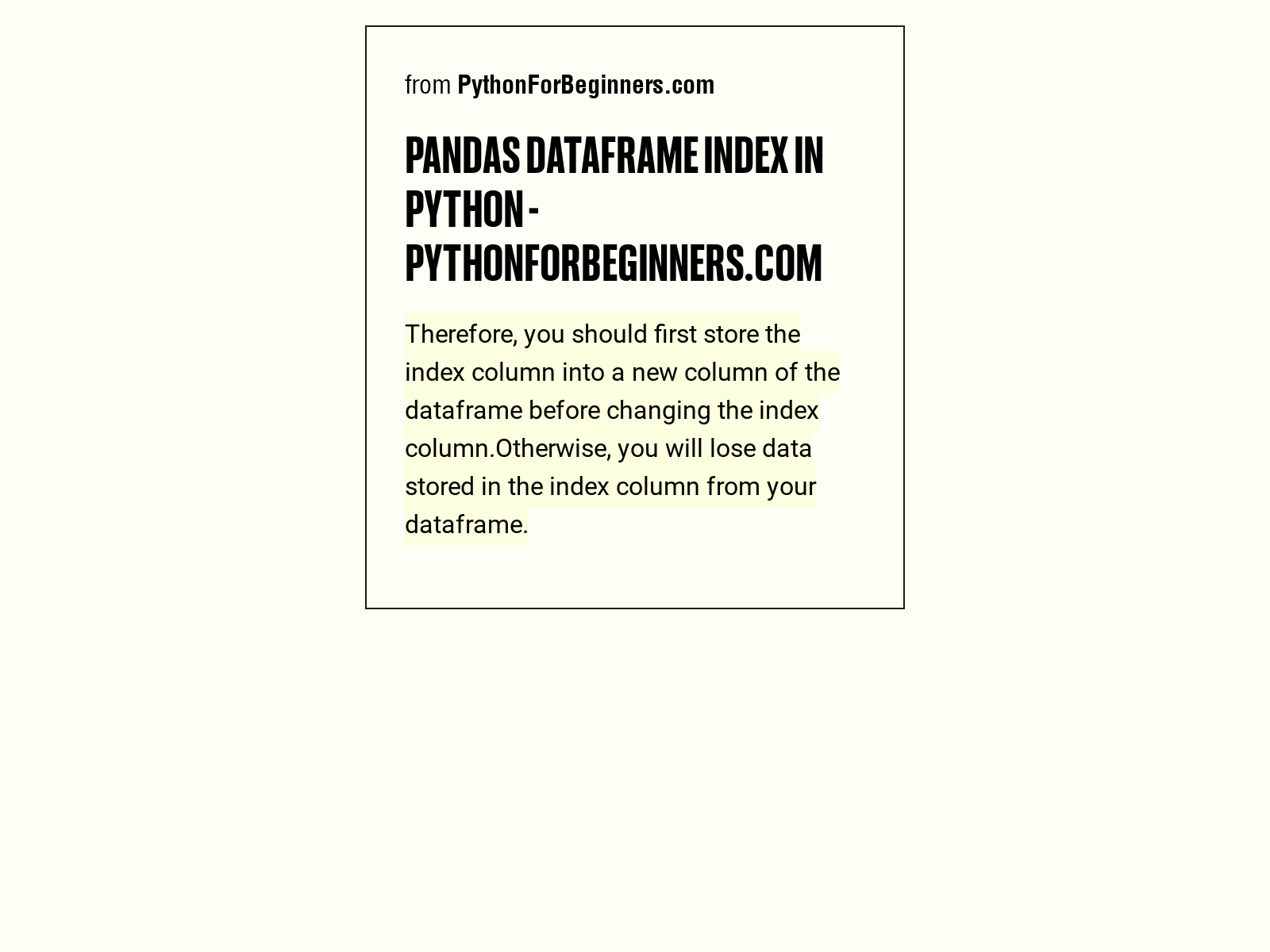 pandas-dataframe-index-in-python-pythonforbeginners-python-briefly