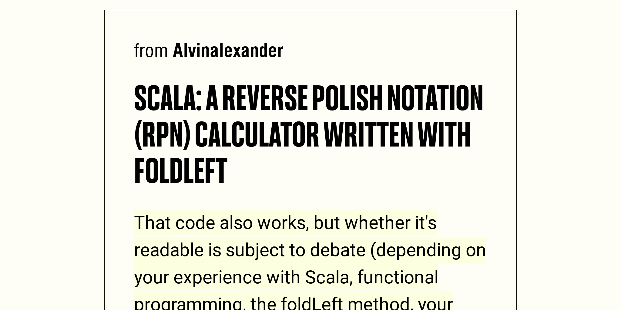 Scala A Reverse Polish Notation Rpn Calculator Written With Foldleft?format=wide Twitter