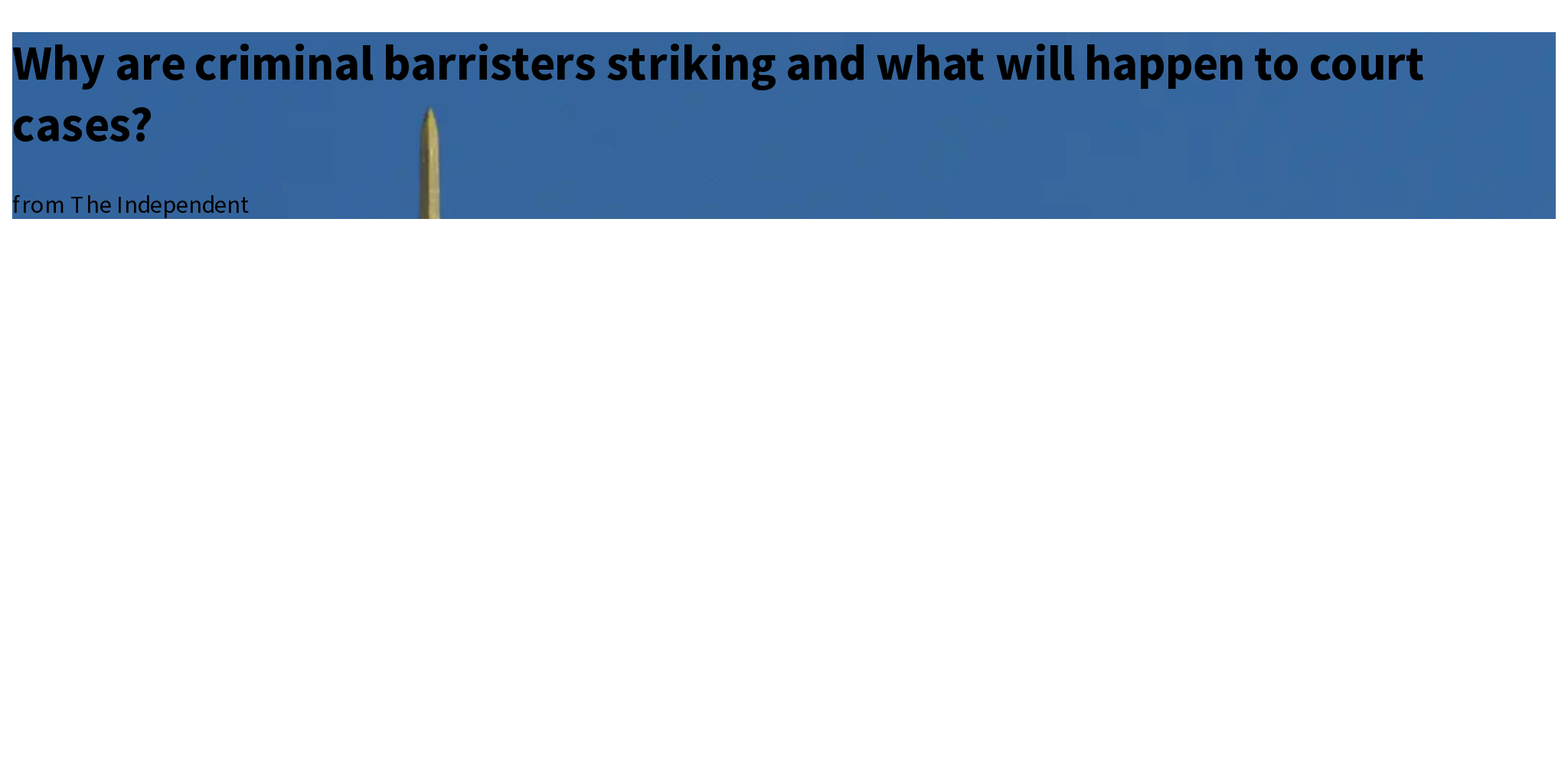 Why are criminal barristers striking and what will happen to court