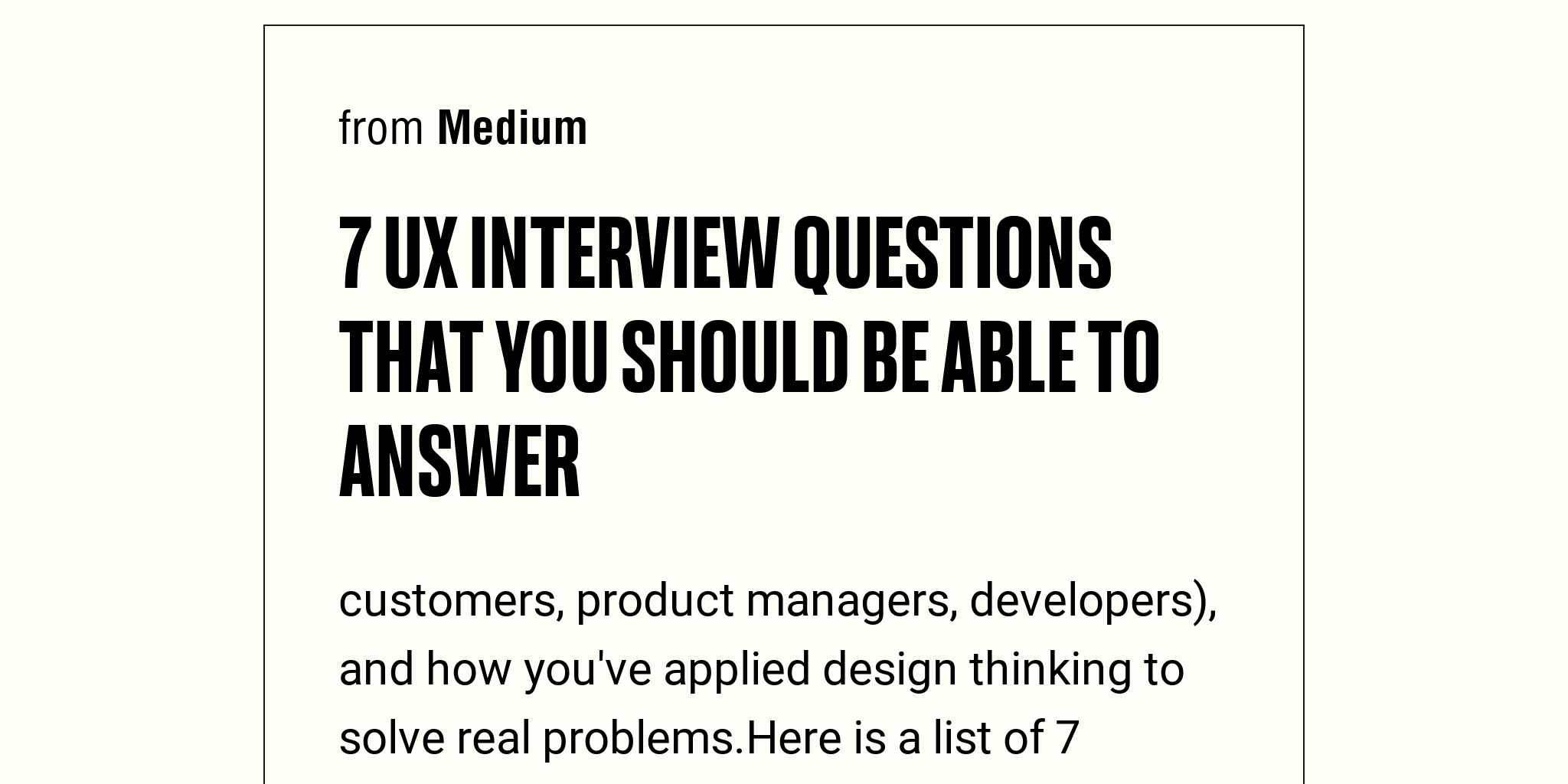 ux research technical interview questions