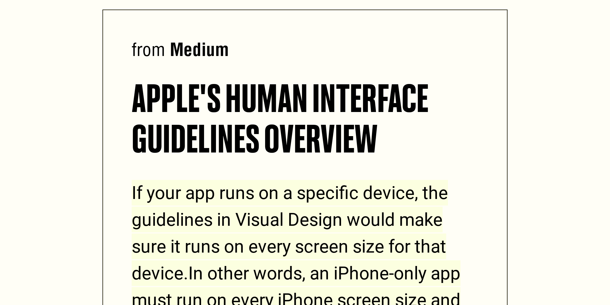 Apples Human Interface Guidelines Overview Briefly 5950