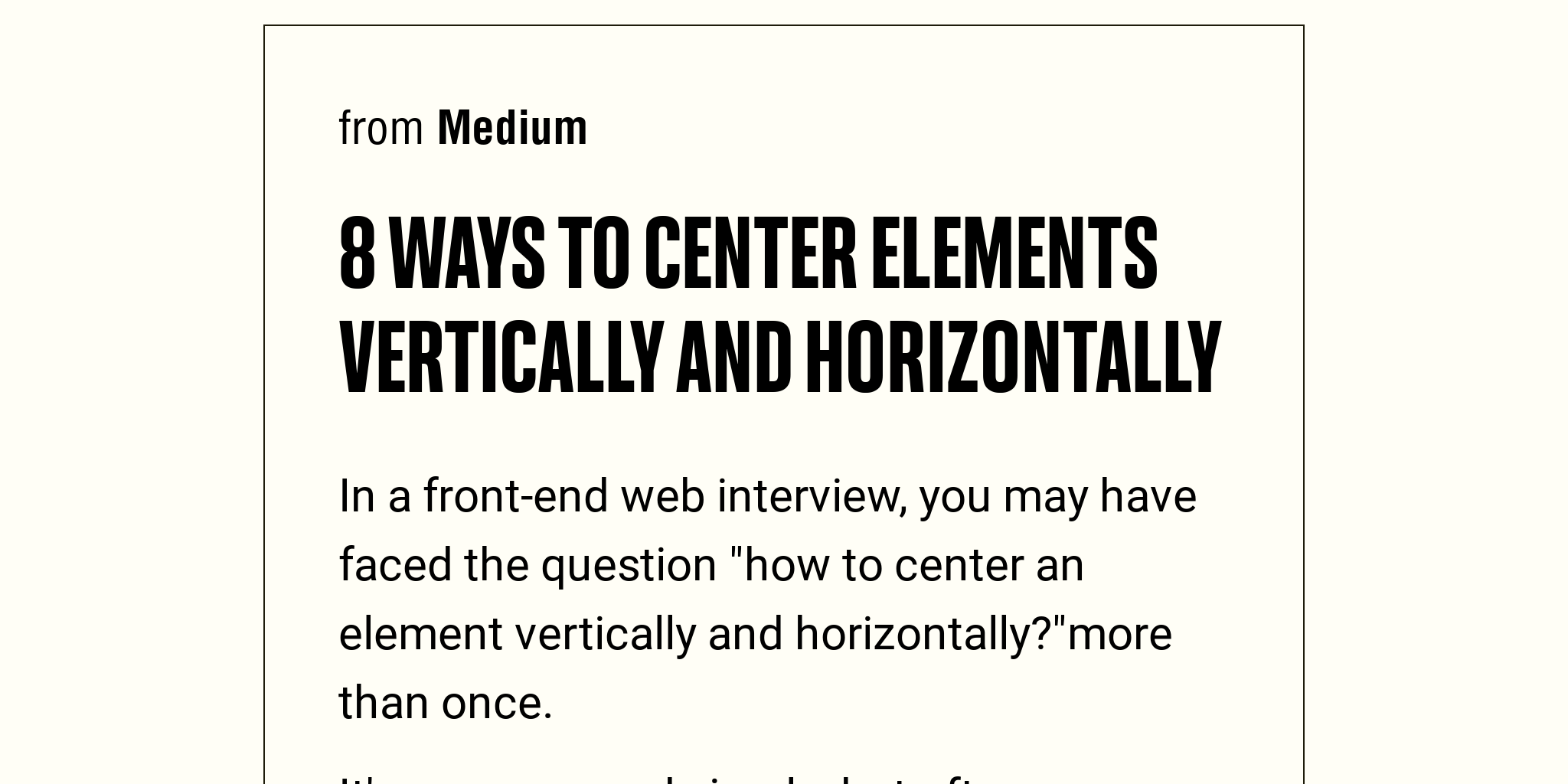 8-ways-to-center-elements-vertically-and-horizontally-briefly